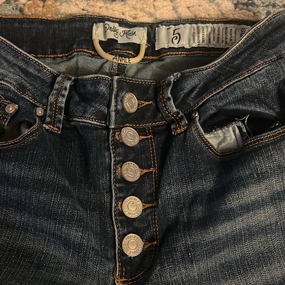 Indigo Rein Jeans Size 5 Ankle Length - Picture 3 of 8